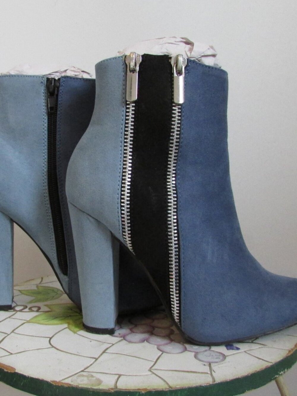 Remi Blue Booties - Picture 5 of 8